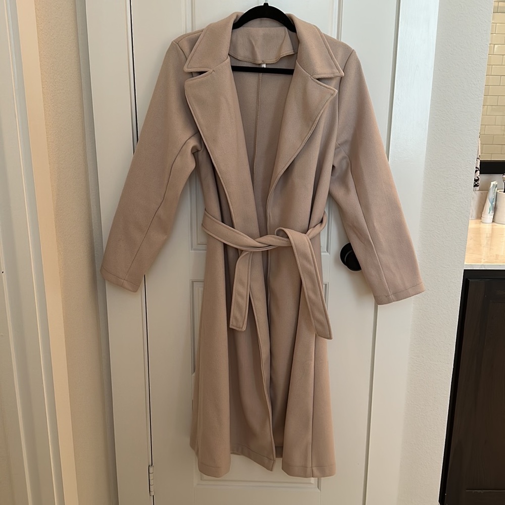Amazon lightweight belted coat
